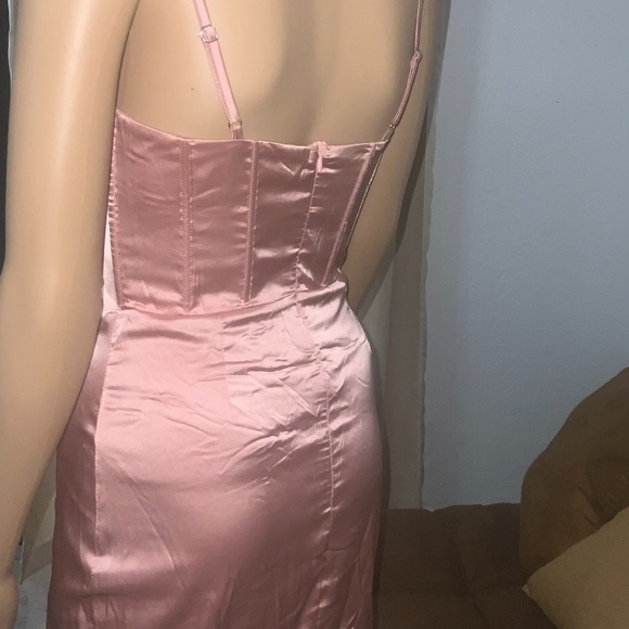 Corset Bodycon Spaghetti Slip Dress NWT - Picture 8 of 14